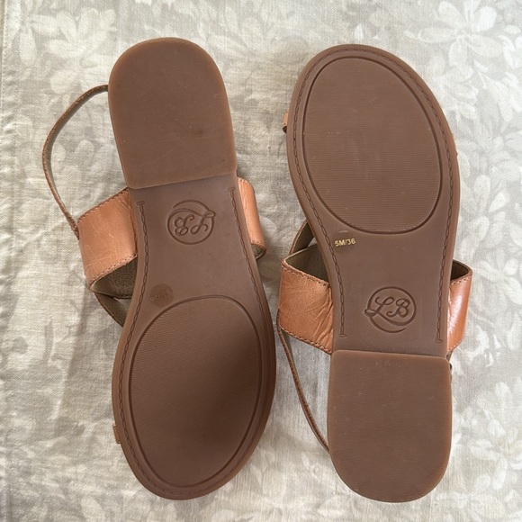 NEW NEVER WORN Lucky Brand leather sandals size 6M - Picture 2 of 6